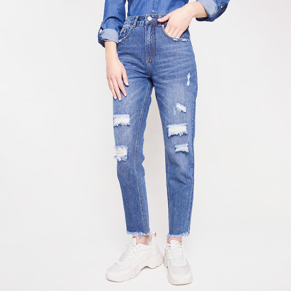 Jeans Mujer Tiro Alto Mom Freedom image number 0.0