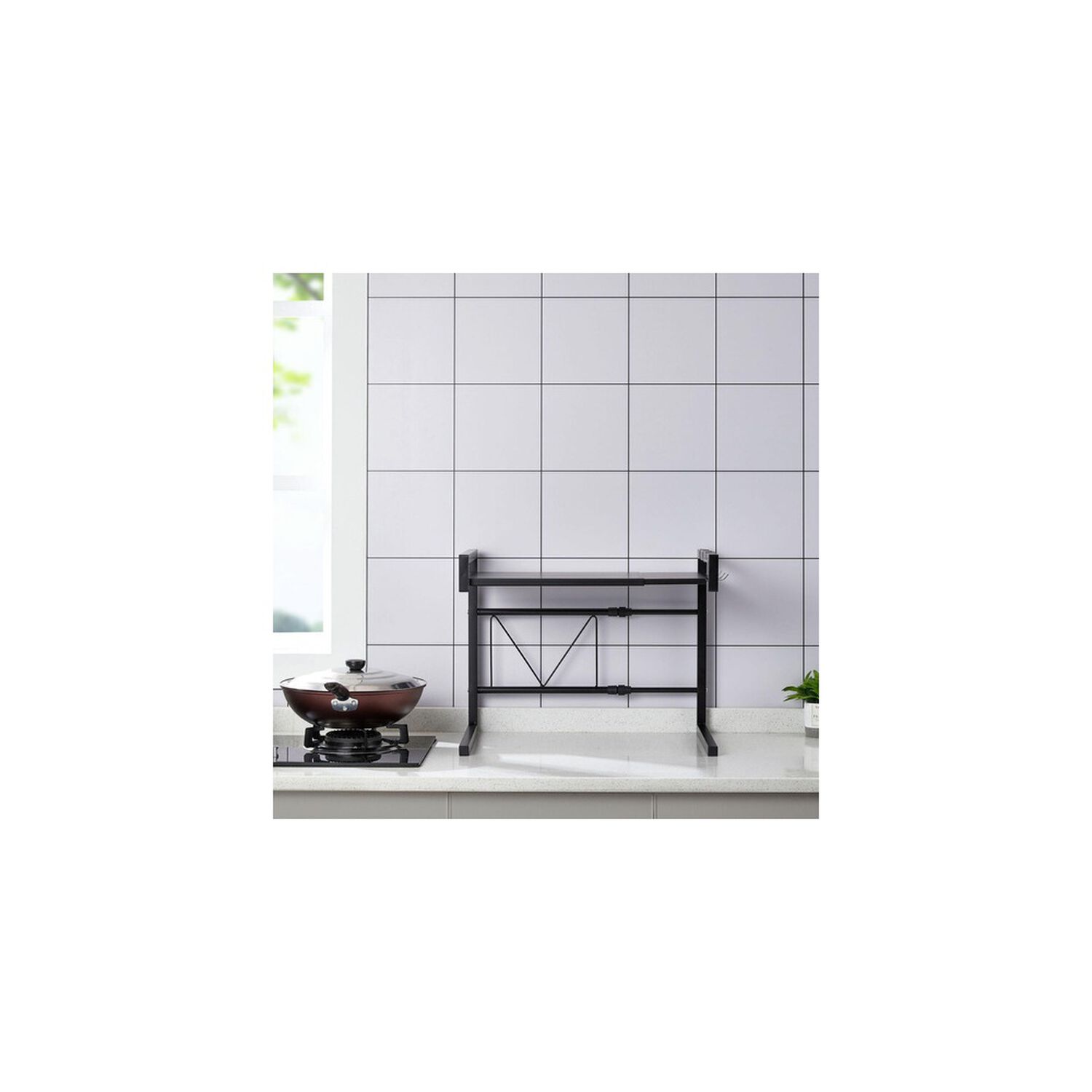 Estante Organizador Microondas Ajustable Metal image number 6.0