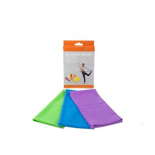 Set 3 Bandas El&aacute;sticas Resistencia Yoga Fitness Pilates