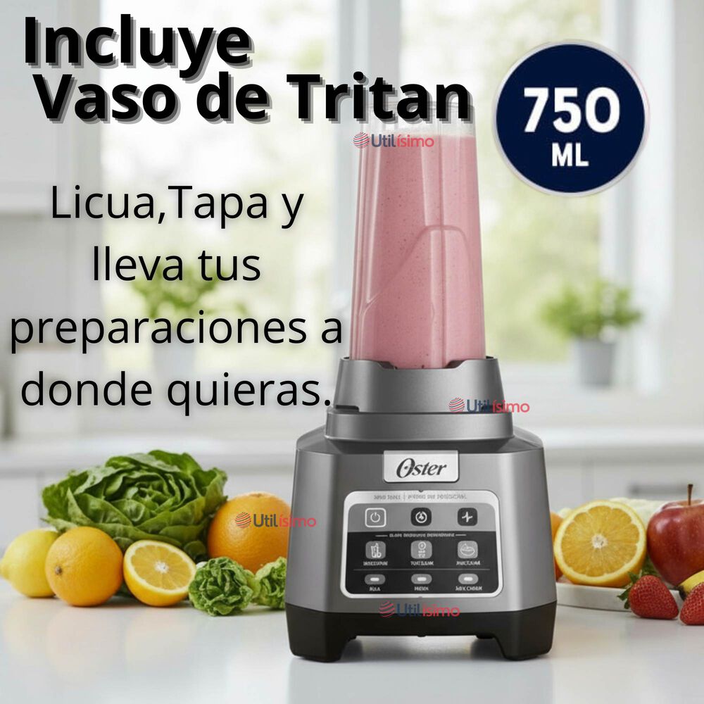 Licuadora Profesional Oster Xtreme Mix Con Iblend Y Max Crush Con Tecnología Reversible, Vaso Blend-n-go Blstxpg-bgw image number 1.0
