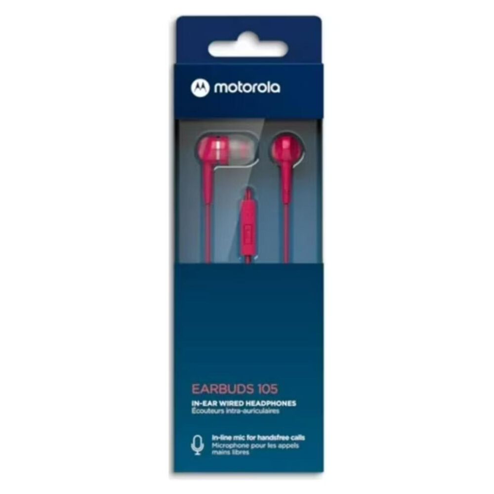 Audifonos Manos Libres Jack 3.5 Rojo Earbuds 105 image number 4.0