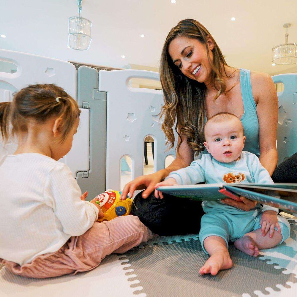 Corral Did&aacute;ctico De Juegos Duo Pink + Alfombra + Pelotas image number 8.0