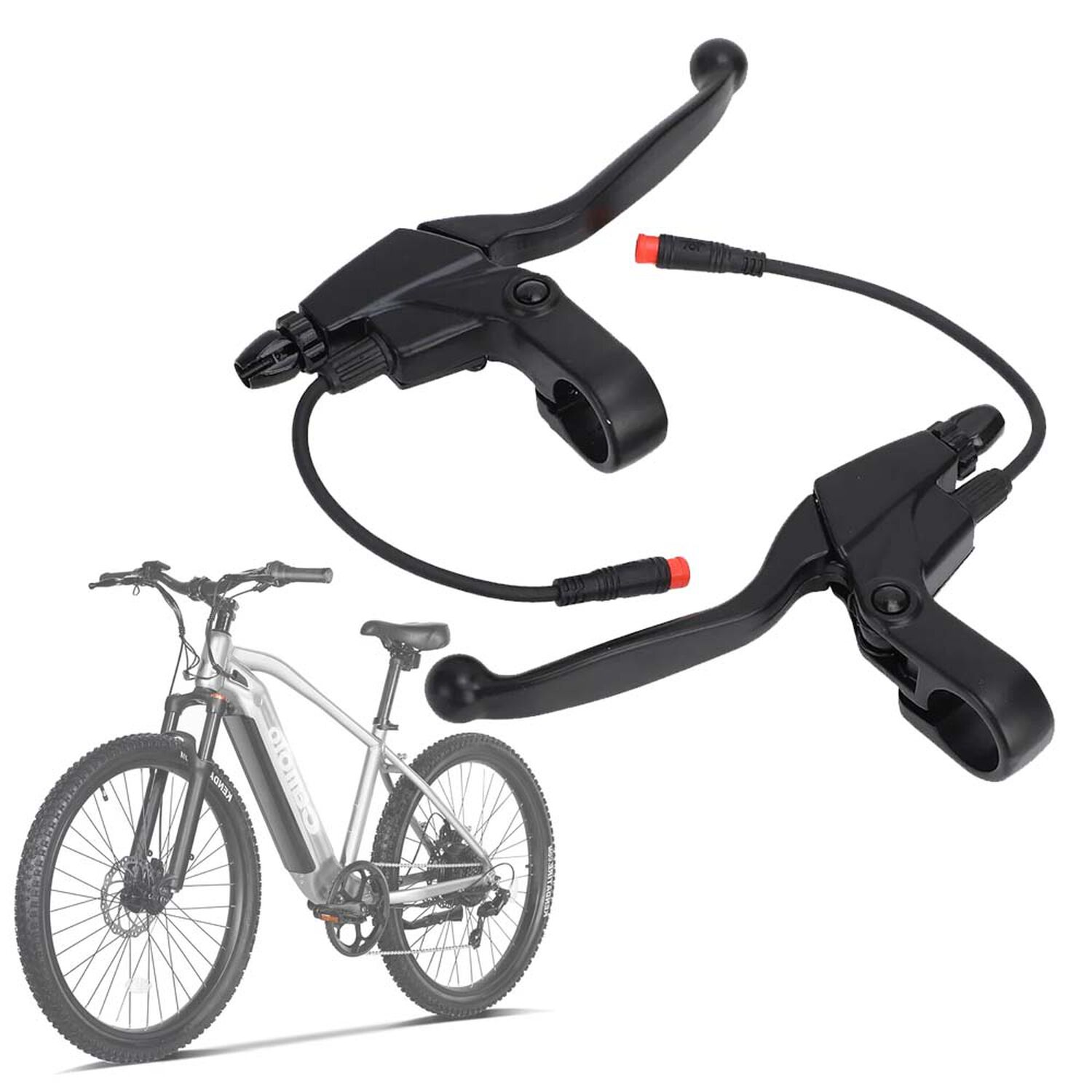 Manillas De Freno Mec&aacute;nico E-bike Y Scooters Negro image number 0.0