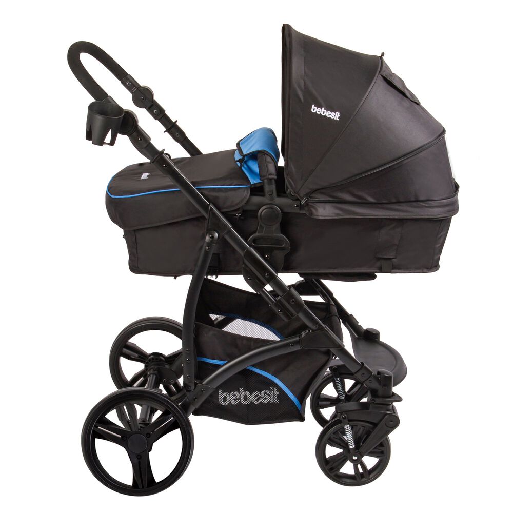 Coche Travel System Explorer Negro Azul image number 3.0