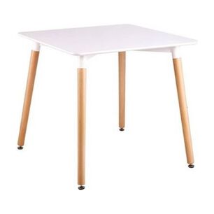 Mesa Cuadrada 80x80 Mdf Blanca