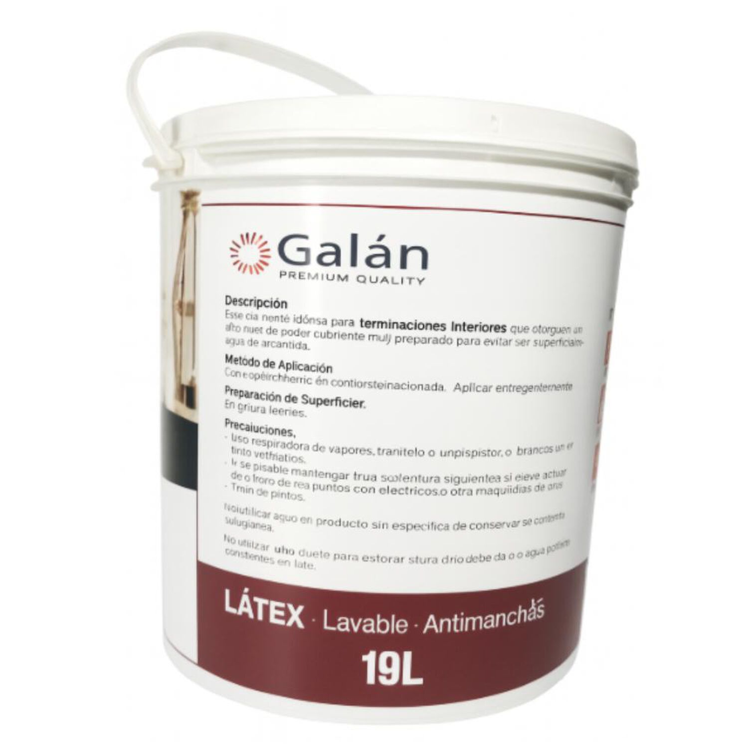 Pintura Galon Latex Blanco Mate Galan image number 1.0