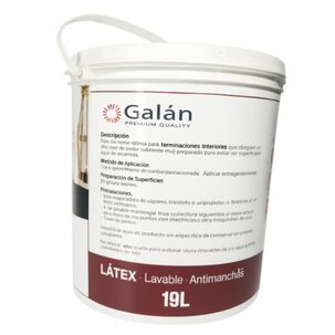 Pintura Galon Latex Blanco Mate Galan