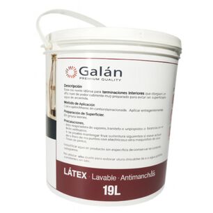 Pintura Galon Latex Blanco Mate Galan