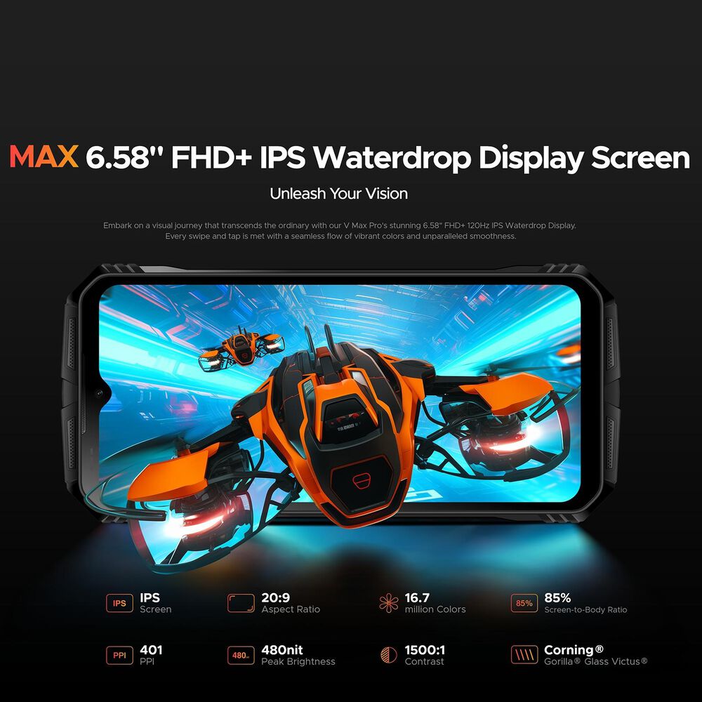 Doogee V Max Pro - Smartphone Rugged 108 Mp, Bater&iacute;a 22.000 Mah, Pantalla 120 Hz image number 5.0