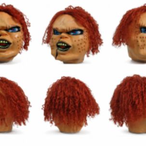 Mascara Realista De Cosplay De Chucky El Mu&ntilde;eco Diabolico Para Halloween Disfraces Fiestas Eventos