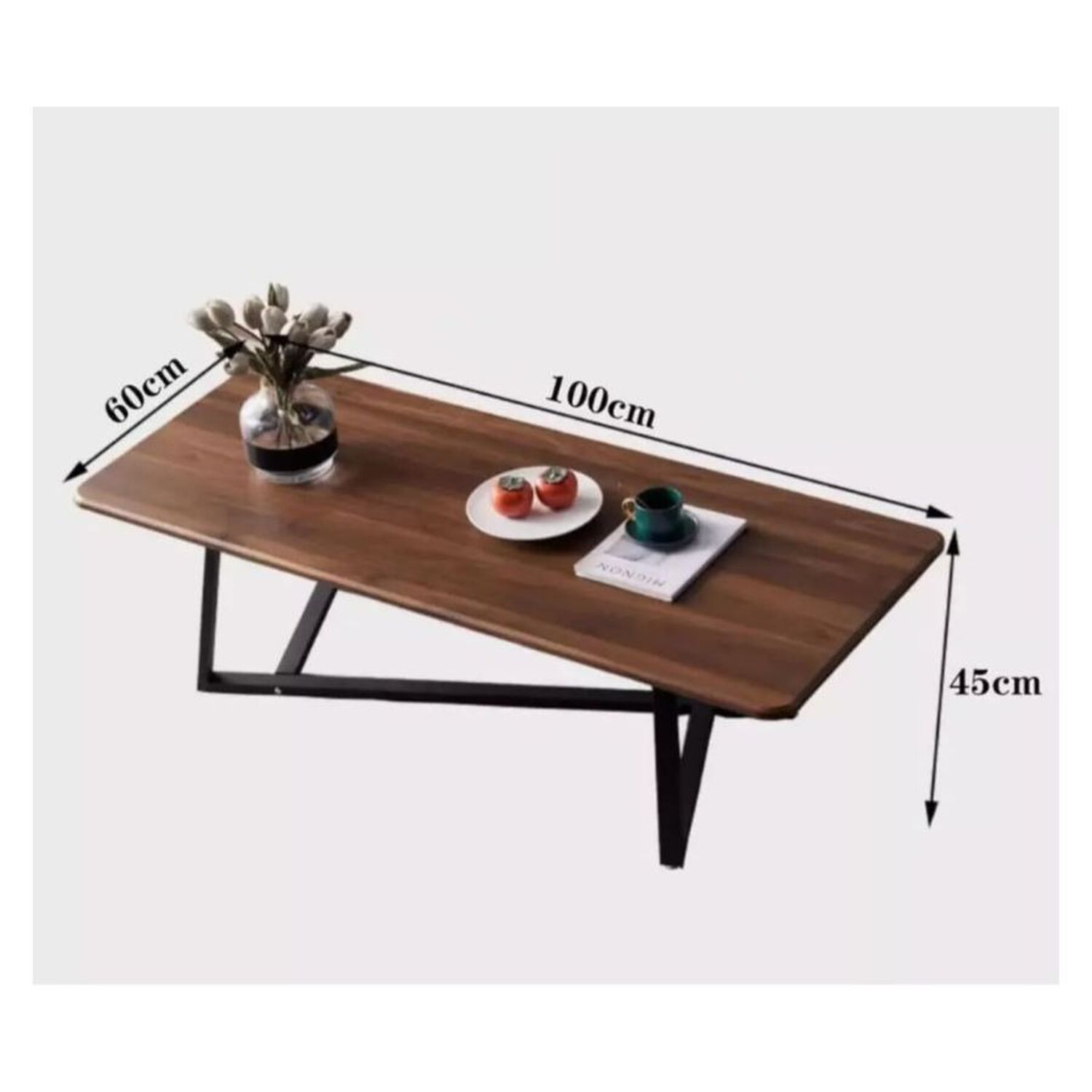 Mesa De Centro Estilo N&oacute;rdico Caf&eacute; image number 4.0