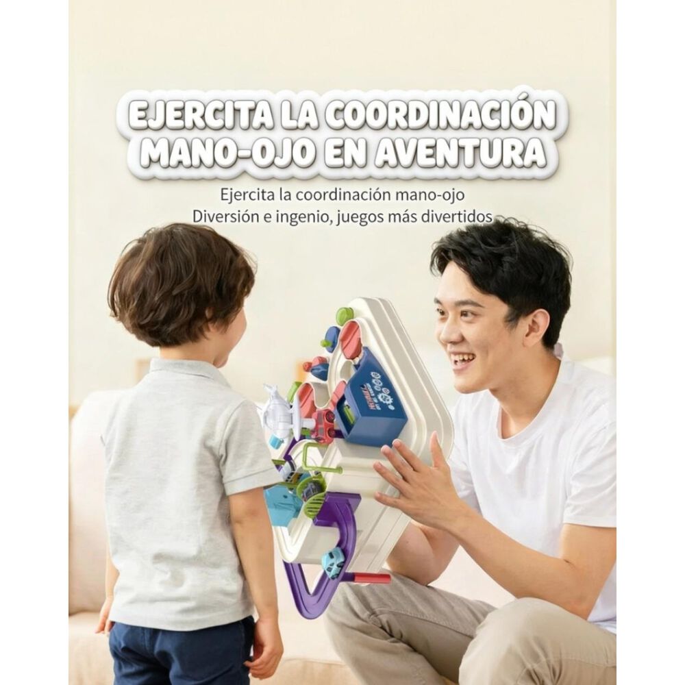 Juguete Didactico Ciudad Magica De Autos Ni&ntilde;os Montessori image number 0.0