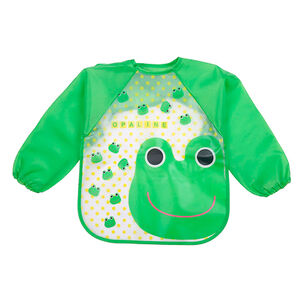 Pechera Babero Impermeable Bebe Ni&ntilde;o Ajustable Con Mangas