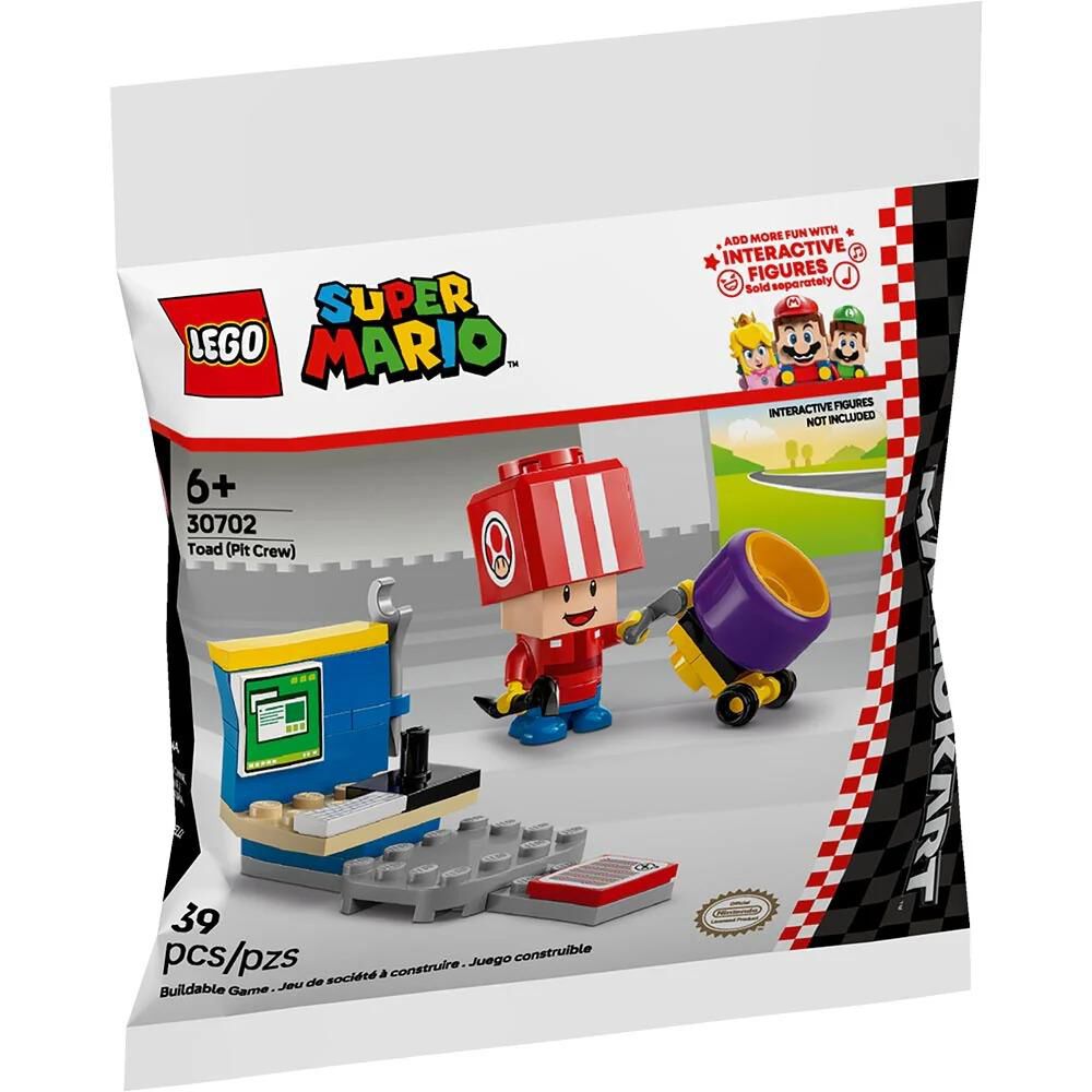 Lego Super Mario - Mario Kart: Toad (bolsa) - 30702 image number 2.0