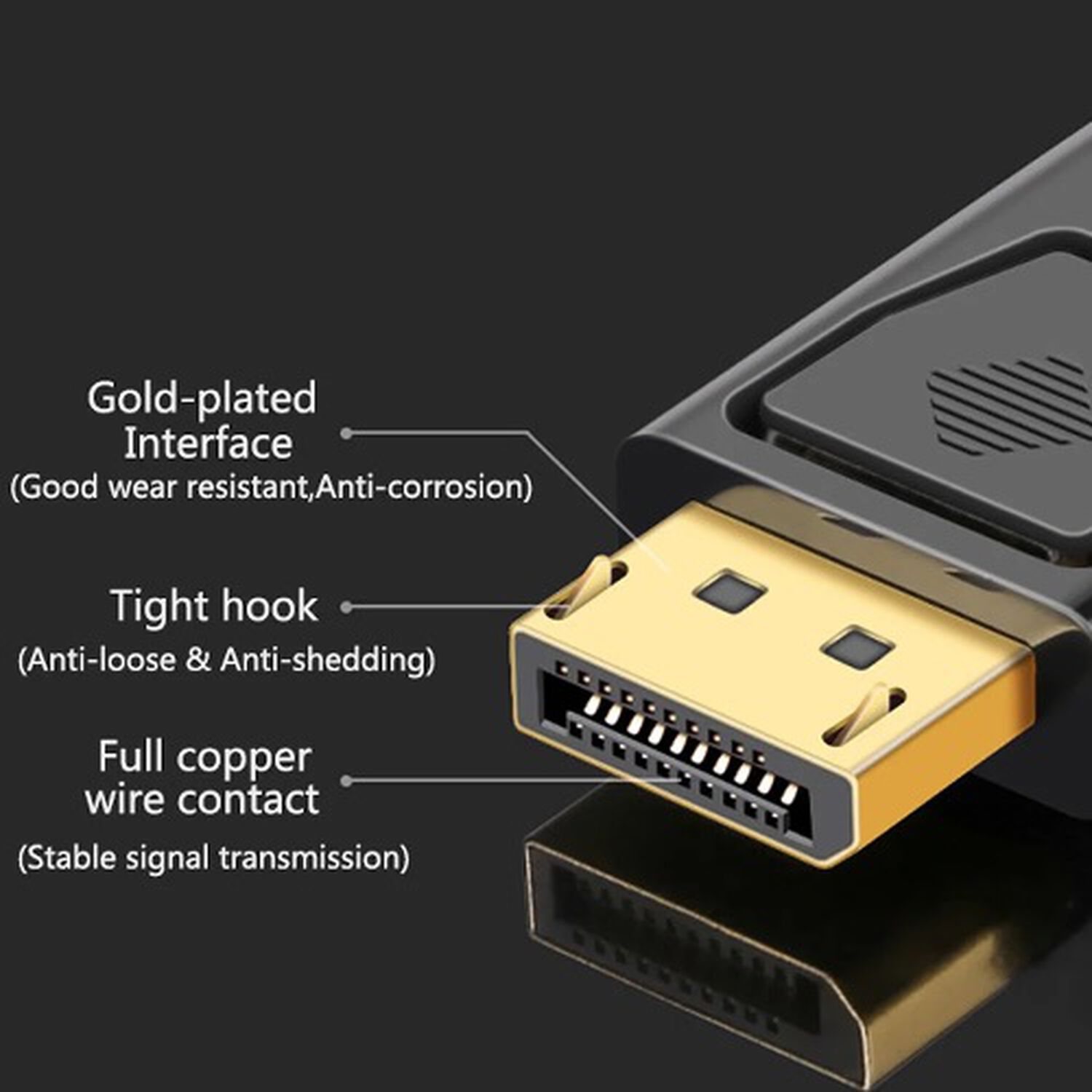 Adaptador Displayport A Hdmi 4k Ultra Hd Convertidor De Puerto De Pantalla Ultra Hd image number 5.0