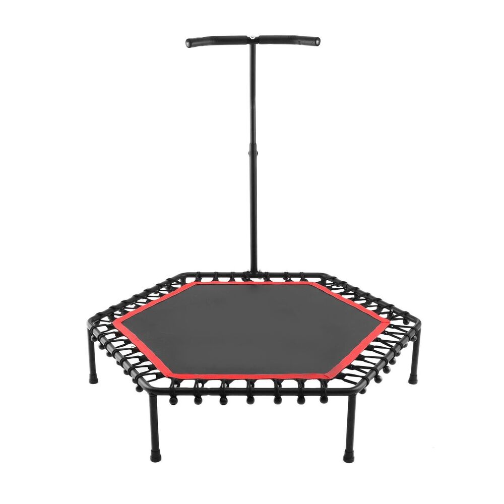 Trampolin Fitness Hexagonal Con Mango Soporte 115cm Rojo image number 1.0