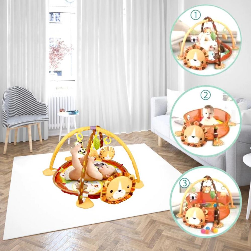 Gimnasio Bebé 3 En 1 Con Pelotitas Lubabycas image number 3.0