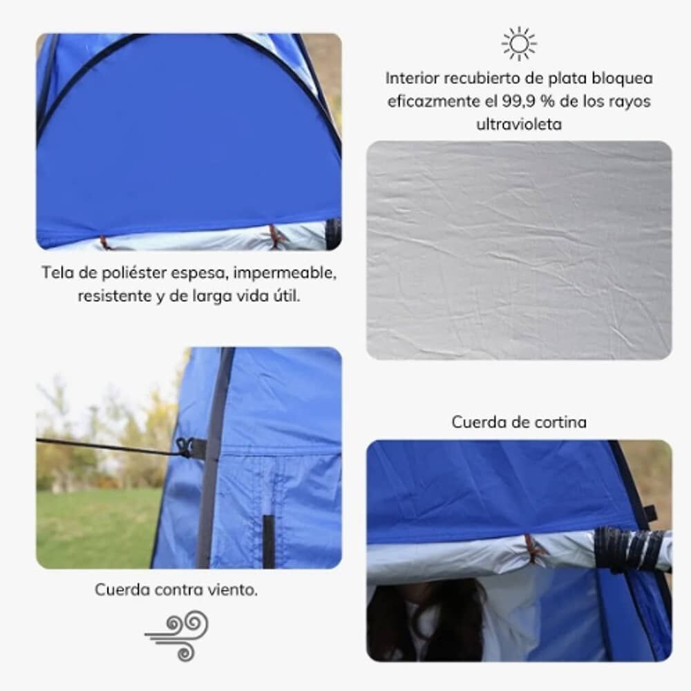 Carpa Caseta Vestidor 2p Uv + Ducha 40 L + Ba&ntilde;o Port&aacute;til image number 3.0