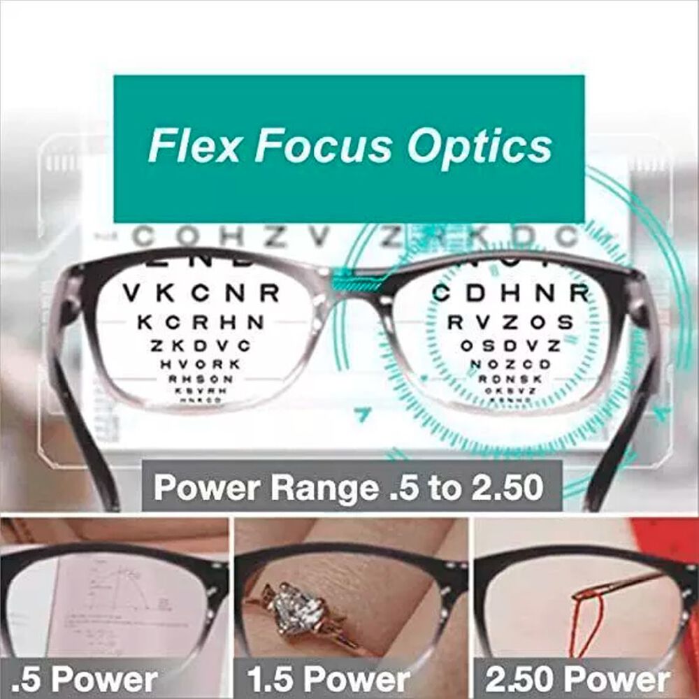 Lentes De Lectura Con Enfoque Ajustable Unisex One Power image number 3.0