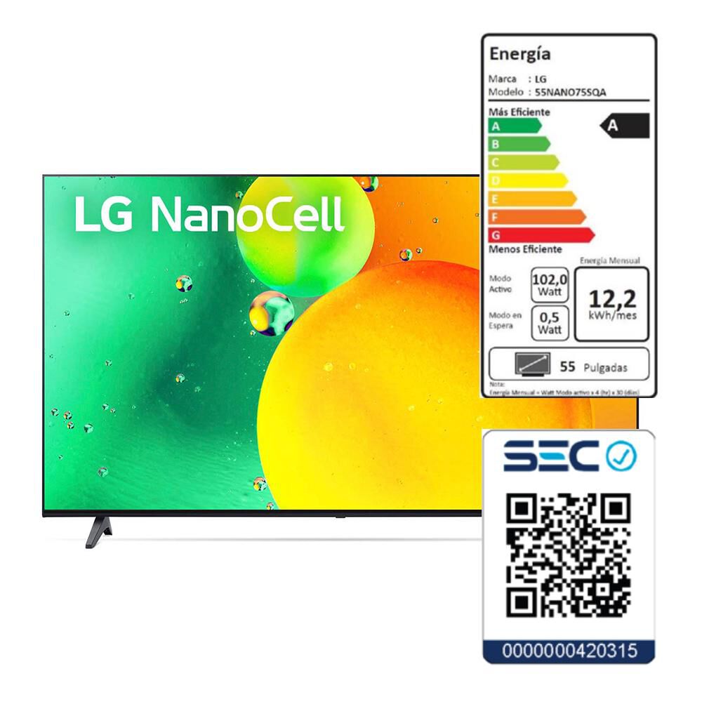 NanoCell 55" LG NANO75SQA / Ultra HD 4K / Smart TV image number 12.0