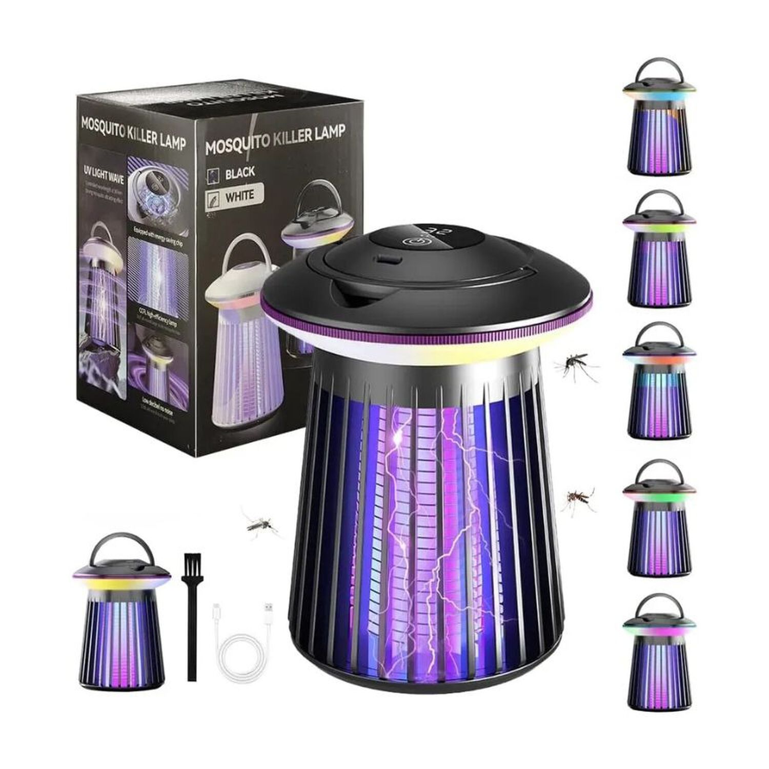 L&aacute;mpara Mata Mosquitos El&eacute;ctrica Repelente Insectos Usb image number 2.0