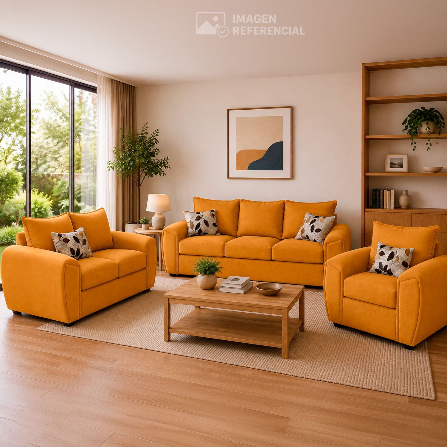 Juego De Living Elegant Detail Houston / 6 Cuerpos image number 1.0