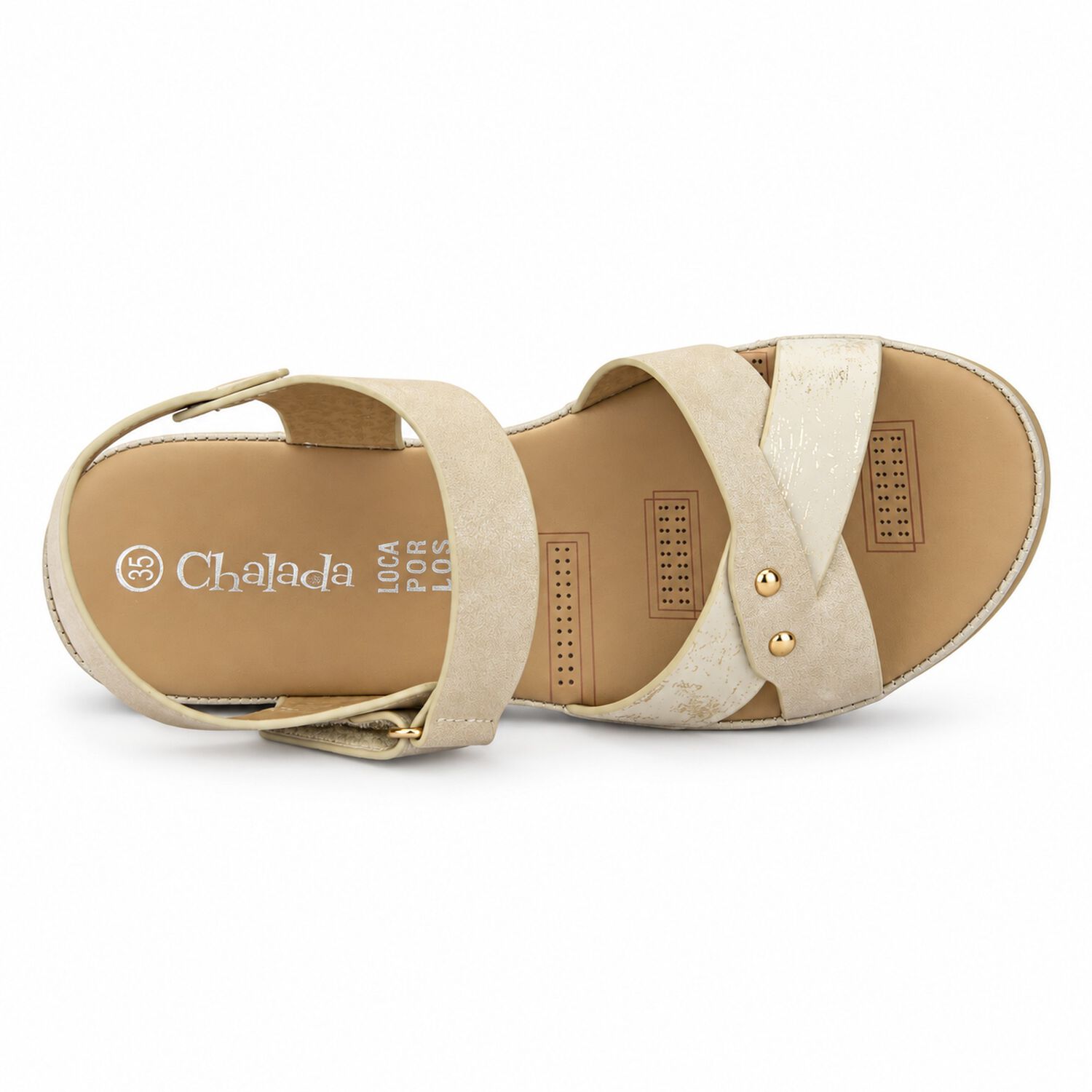 Sandalia Chalada Mujer Piura-11 Beige Casual image number 5.0