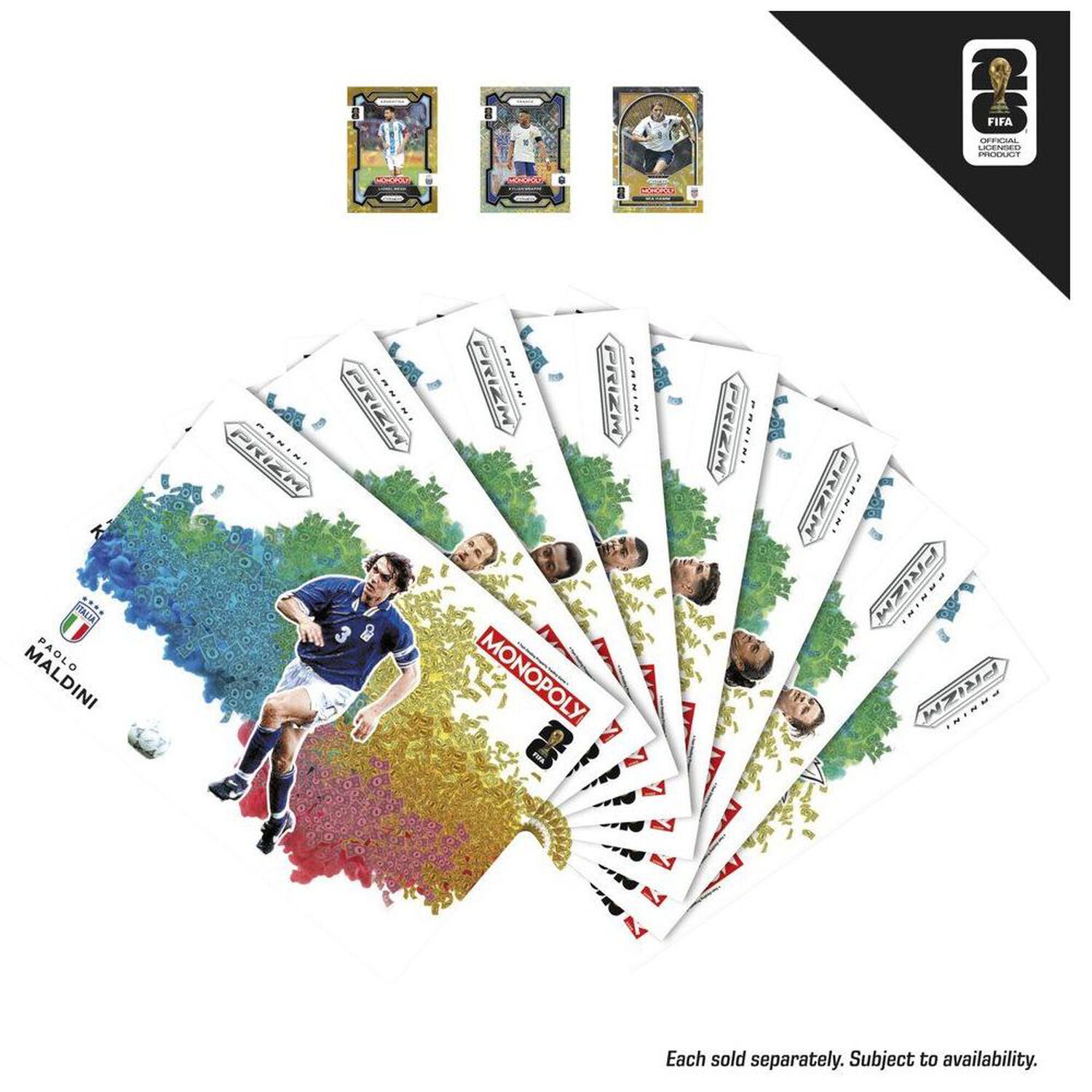 Juego De Mesa Monopoly Panini Prizm Copa Mundial De La Fifa image number 6.0