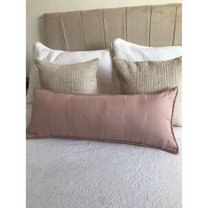 Cojin Con Detalles Bordados Rectangular 35 X 90cm