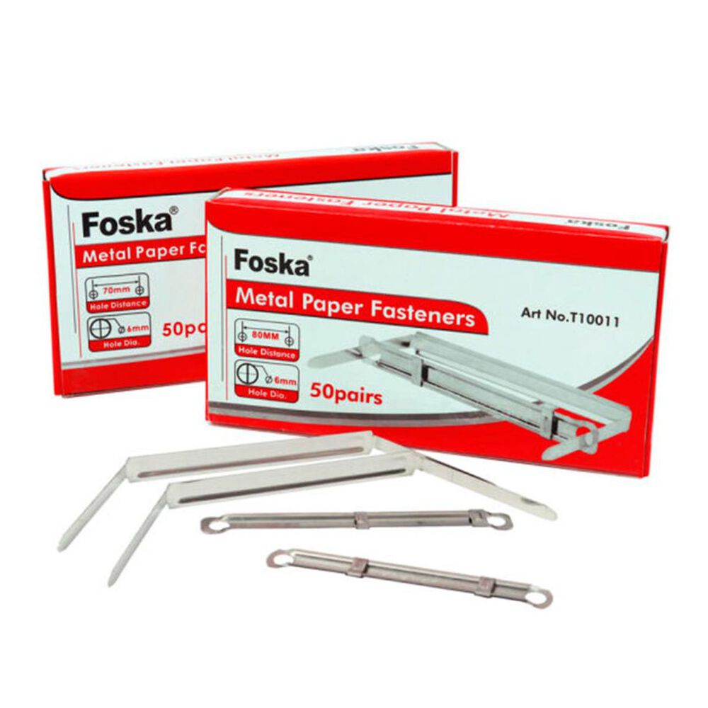 Accoclips Met&aacute;licos 50 Und T10011 Foska image number 0.0