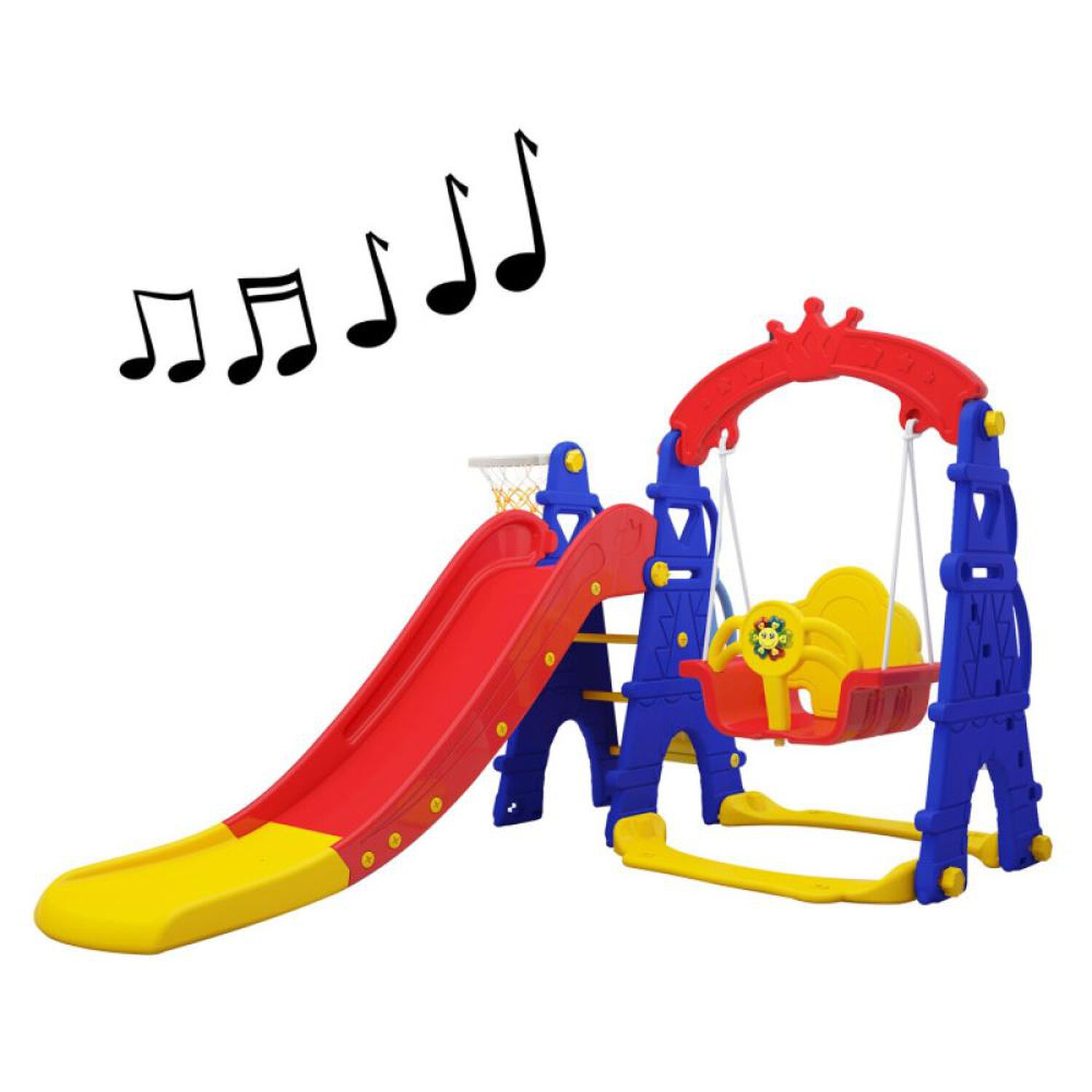 Resbalin Talbot Columpio Musical Colores image number 0.0