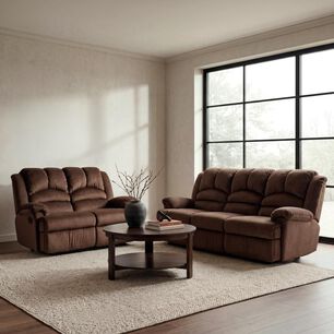 Juego Living Rosen Jarrie Tela Chex / 3-2 Cuerpos