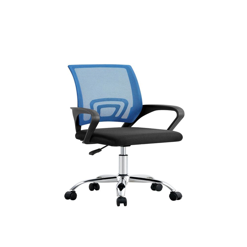 Silla De Oficina Ejecutiva Nueva York Ergonomica Respaldo Malla Azul Bm-520mb Arthome image number 0.0