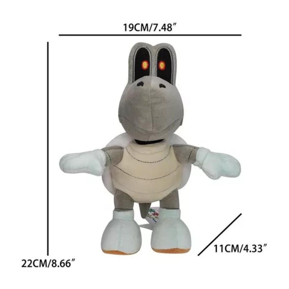 Juguete Peluche Dry Bones 20cm Gris Mario Bros image number 2.0