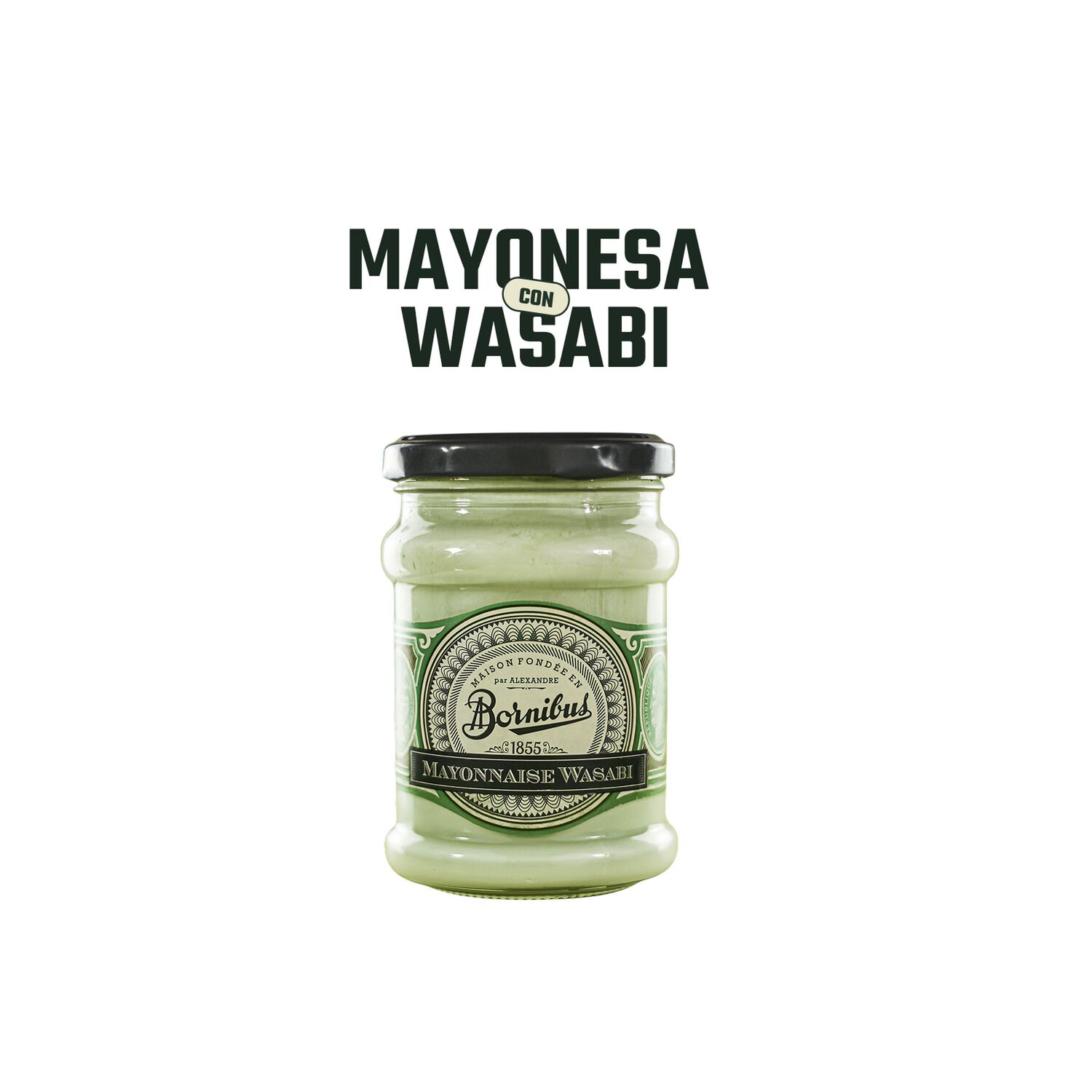 Mayonesa Wasabi Bornibus 1 X 220 Gr image number 2.0
