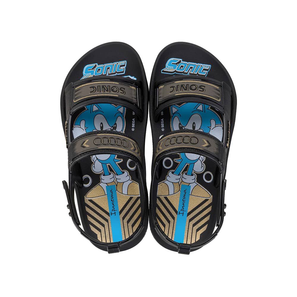 Sandalia Ni&ntilde;o Negro Sonic Papete Ipanema image number 0.0