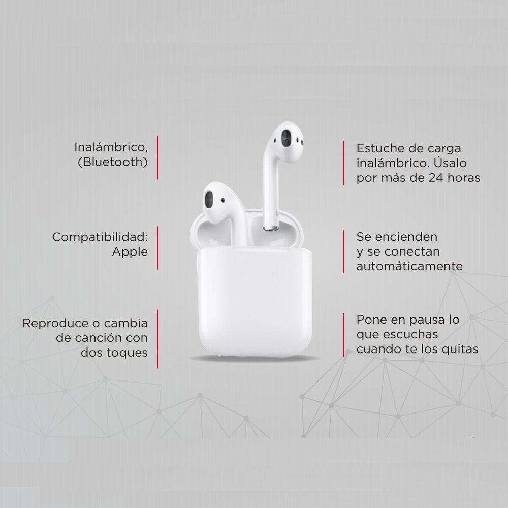 Audífonos True Wireless 2da Generación Airbuds Bluetooth image number 5.0
