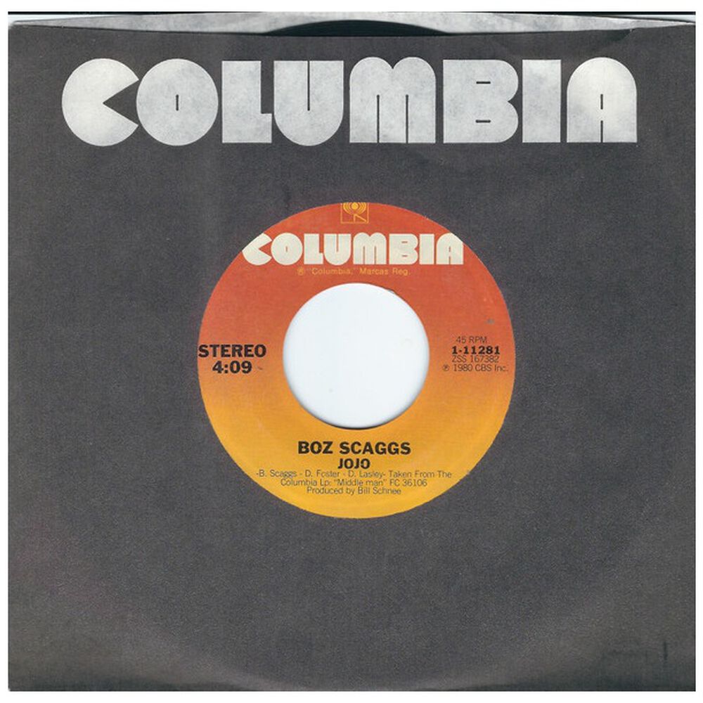 Boz Scaggs - Jo Jo | 7" Single Vinilo Usado image number 0.0