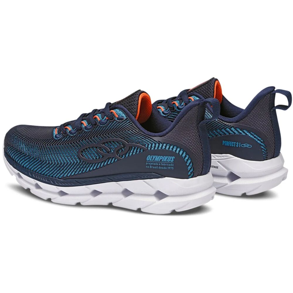 Zapatilla Infantil Perfect 3 Azul Olympikus image number 4.0