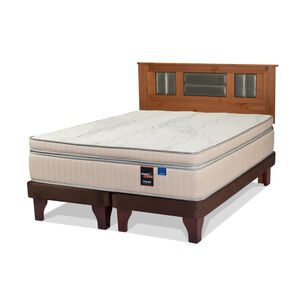 Cama Europea Flex Maximo Cobre / King / Base Dividida + Respaldo