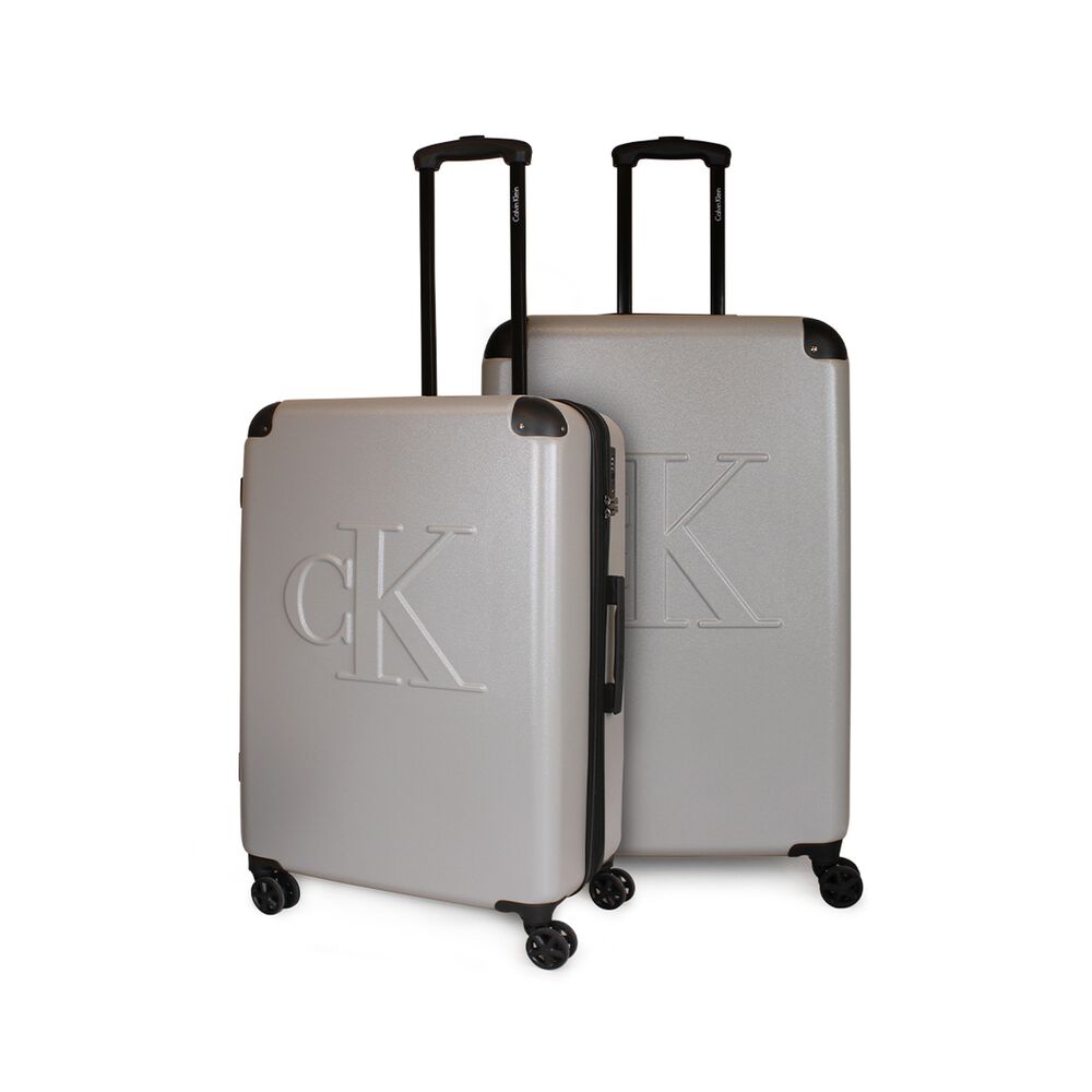 Pack 2 Maletas Cadillac Mediana 20kg + Grande 23kg Gris Calvin Klein image number 0.0