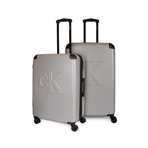 Pack 2 Maletas Cadillac Mediana 20kg + Grande 23kg Gris Calvin Klein
