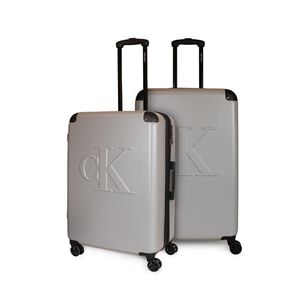 Pack 2 Maletas Cadillac Mediana 20kg + Grande 23kg Gris Calvin Klein
