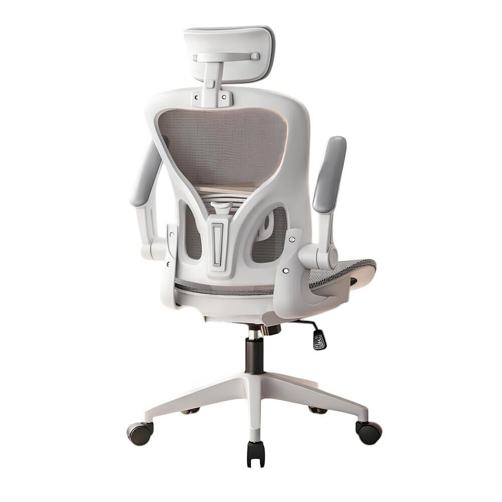 Silla De Escritorio Gris Con Apoya Cabeza W901 By Lubabycas image number 0.0