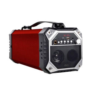 Parlante Bazooka Portable Bt Rojo Fujitel Fx