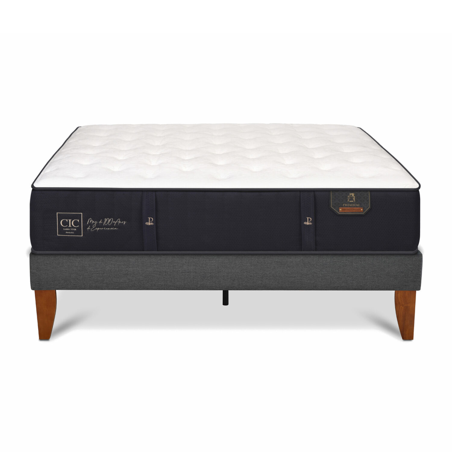 Cama Europea Cic Premium / 2 Plazas / Base Normal image number 0.0