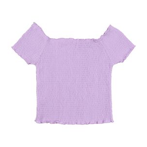 Polera Crop Panal Manga Corta Cuello Cuadrado Mujer Freedom