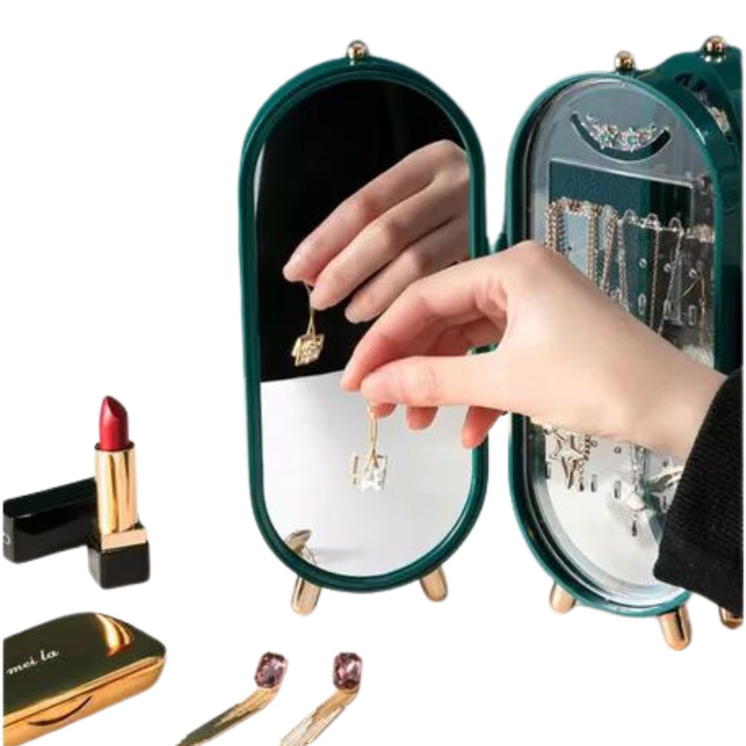Organizador De Aros Desplegable 4 Caras 40cm Joyeria Coquette image number 3.0