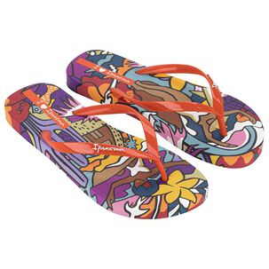 Sandalia Mujer Rojo/azul Graffiti Ipanema