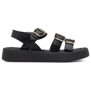 Sandalia Mujer Anabela Cristiani Negro Piccadilly
